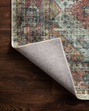 Skye SKY-06 Apricot / Mist Area Rug, soft pastel apricot and mist tones with distressed vintage motif