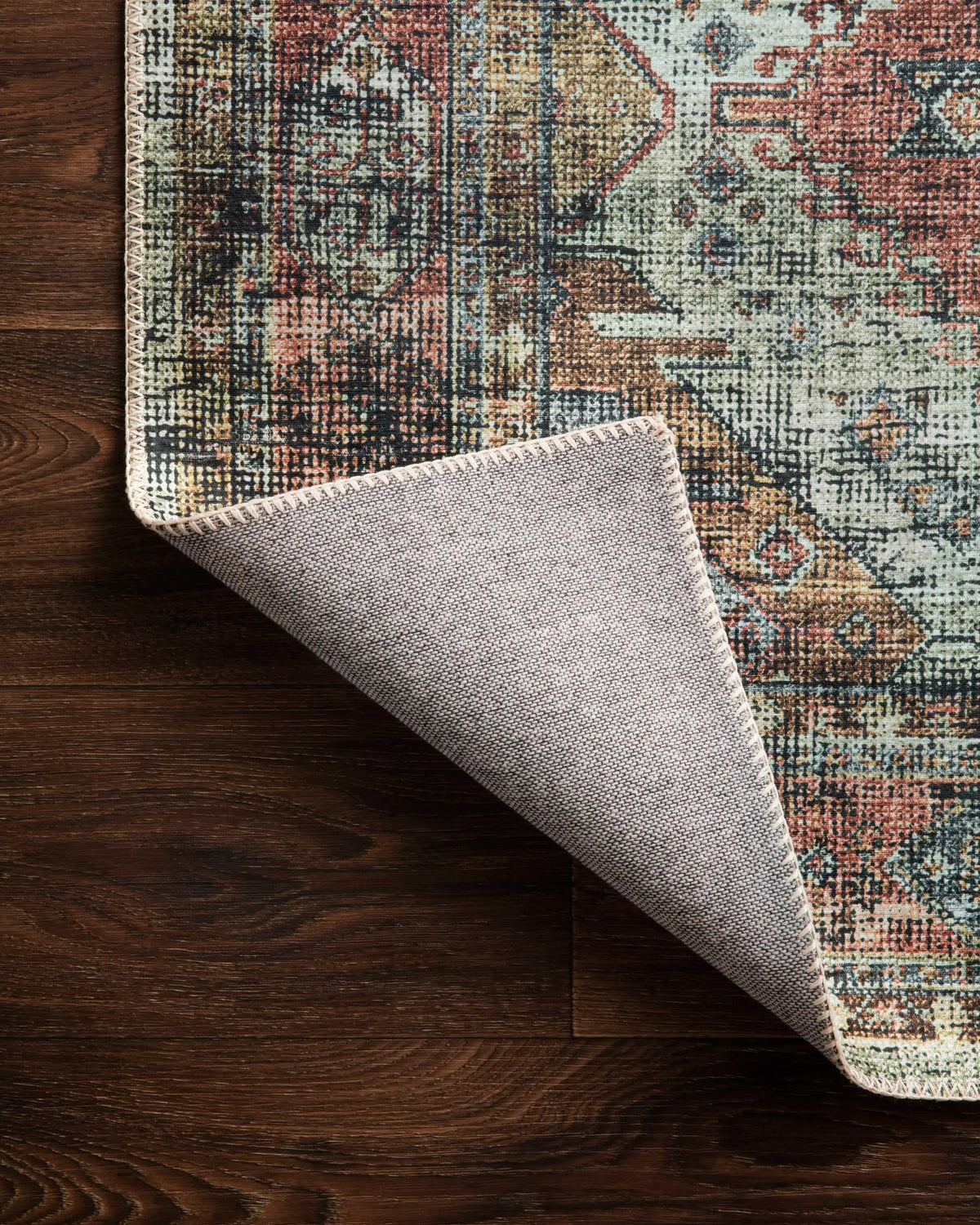 Skye SKY-06 Apricot / Mist Area Rug by Loloi