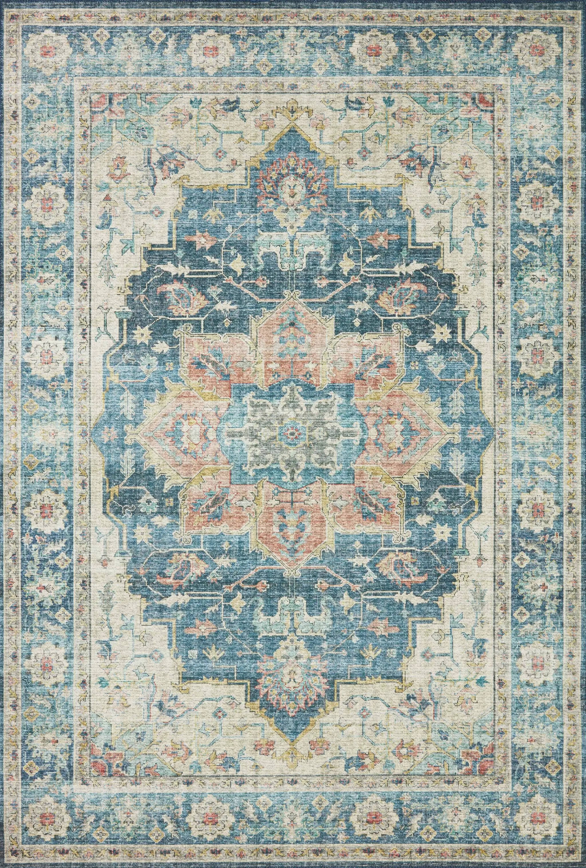 Skye SKY-12 Ocean / Multi Area Rug by Loloi