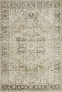 Skye SKY-13 Natural / Sand Area Rug, neutral natural and sand tones with distressed vintage medallion pattern