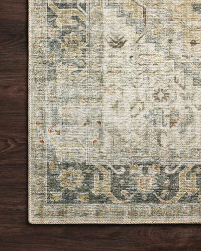 Skye SKY-13 Natural / Sand Area Rug, neutral natural and sand tones with distressed vintage medallion pattern