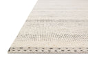 The Sloane SLN-01 Mist Area Rug showcases soft misty tones in a hand-woven wool, cotton, and polyester area rug with bohemian and contemporary style