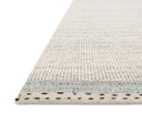 Crafted as a hand-woven wool, cotton, and polyester area rug, the Sloane SLN-01 Smoke Area Rug brings smoky warmth and bohemian and contemporary character to your space