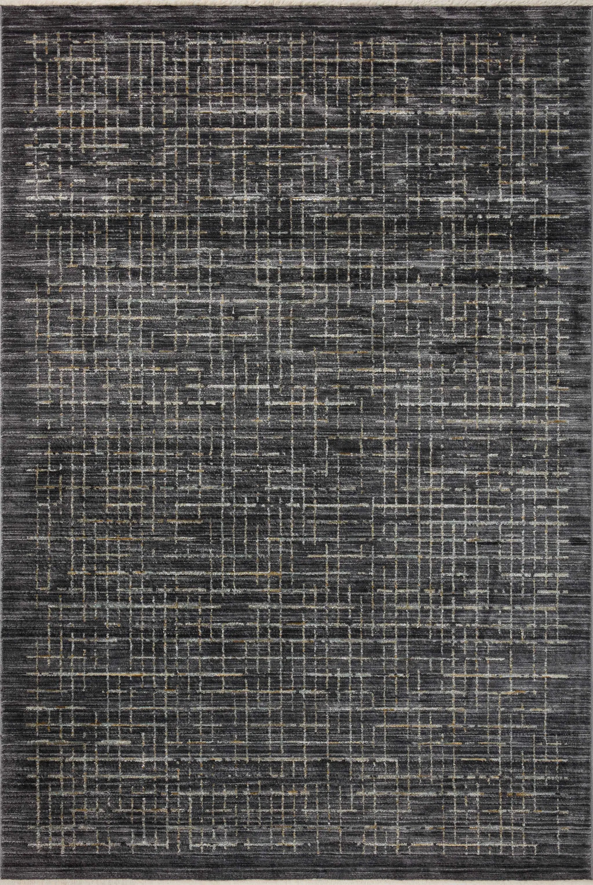 Soho SOH-01 Onyx / Silver Area Rug by Loloi