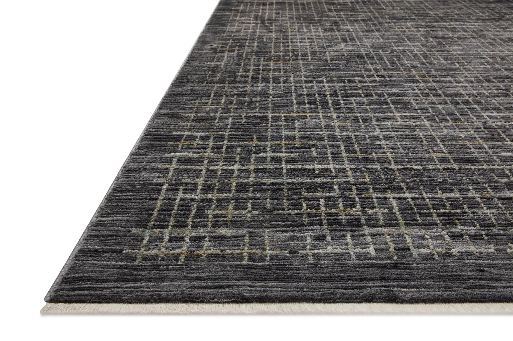 Soho SOH-01 Onyx / Silver Area Rug by Loloi