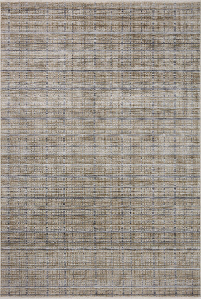 Designed with contemporary and abstract artistry in subtle pebble and deep charcoal hues, the Soho SOH-04 Pebble / Charcoal Area Rug is a power-loomed 100% polyester area rug that stands out