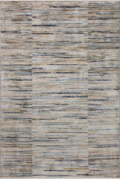 Rich in vibrant multi-toned and gentle dove hues with contemporary and abstract detail, the Soho SOH-07 Multi / Dove Area Rug is a power-loomed 100% polyester area rug built for style and comfort