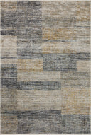 The Soho SOH-08 Grey / Gold Area Rug offers elegant grey and radiant gold sophistication and contemporary and abstract charm in a power-loomed 100% polyester area rug