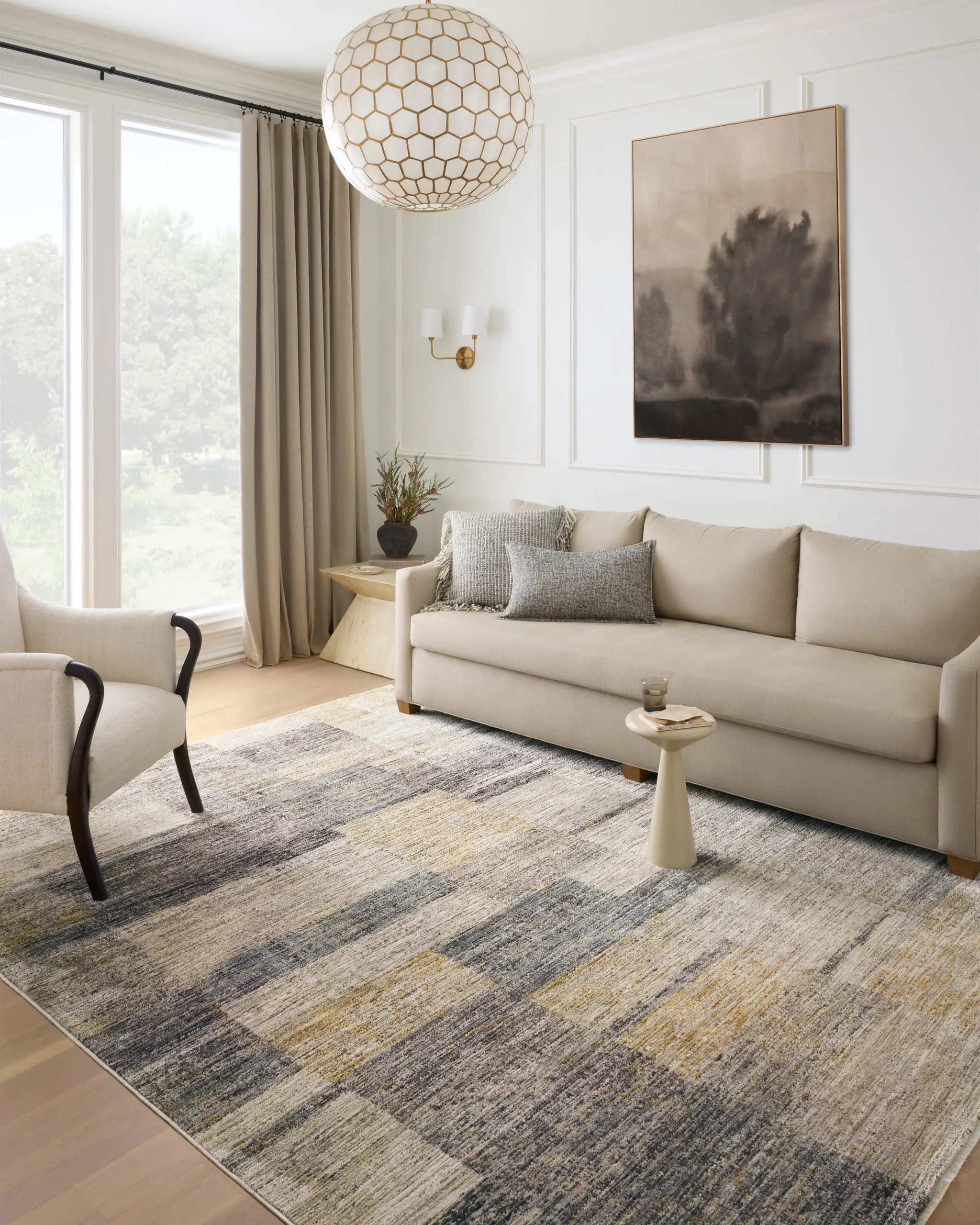 Soho SOH-08 Grey / Gold Area Rug by Loloi