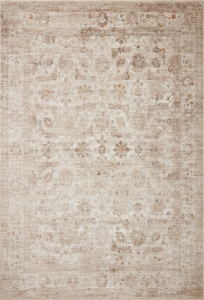 Expertly crafted as a power-loomed polypropylene and polyester area rug with traditional artistry, the Sonnet SNN-01 Sand / Taupe Area Rug captures sandy and versatile taupe tones beautifully