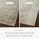 The Sonnet SNN-02 Lagoon / Gold Area Rug brings tranquil lagoon and radiant gold character and traditional flair to your home in a power-loomed polypropylene and polyester area rug