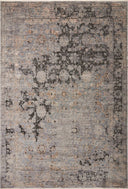 Dressed in deep charcoal and cool slate hues with traditional detail, the Sonnet SNN-05 Charcoal / Slate Area Rug is a power-loomed polypropylene and polyester area rug that completes any room