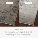 Dressed in deep charcoal and cool slate hues with traditional detail, the Sonnet SNN-05 Charcoal / Slate Area Rug is a power-loomed polypropylene and polyester area rug that completes any room