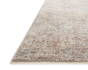 The Sonnet SNN-05 Silver / Natural Area Rug transforms any space with shimmering silver and warm natural tones and traditional design in a power-loomed polypropylene and polyester area rug