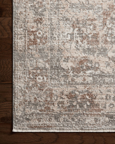 The Sonnet SNN-05 Silver / Natural Area Rug transforms any space with shimmering silver and warm natural tones and traditional design in a power-loomed polypropylene and polyester area rug