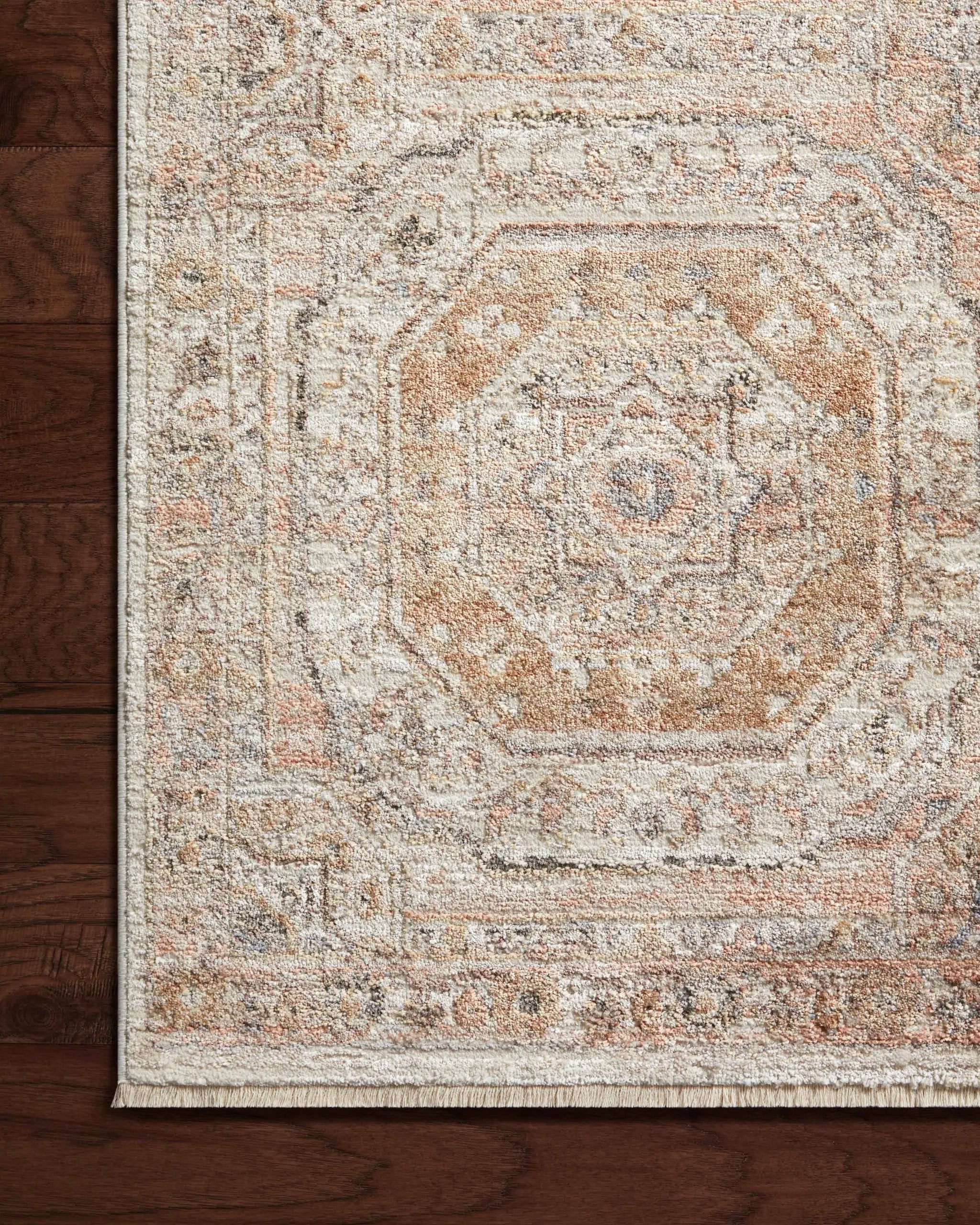Sonnet SNN-06 Apricot / Multi Area Rug by Loloi