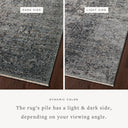The Sonnet SNN-07 Charcoal / Mist Area Rug is a power-loomed polypropylene and polyester area rug that radiates deep charcoal and soft misty charm and traditional elegance