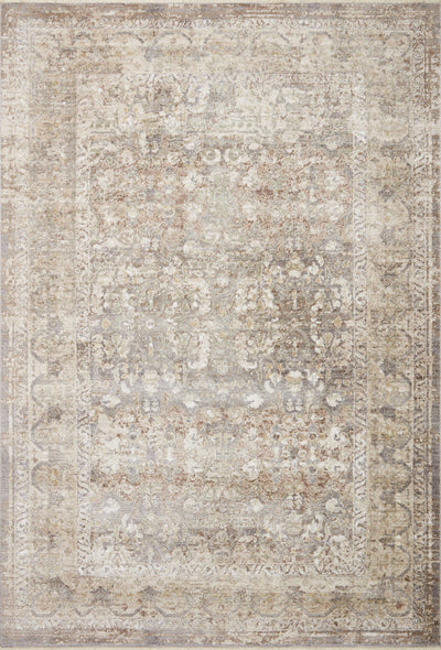 Layered in elegant grey and calming sage hues with traditional patterns, the Sonnet SNN-08 Grey / Sage Area Rug is a power-loomed polypropylene and polyester area rug perfect for any setting