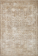 The Sonnet SNN-09 Mocha / Tan Area Rug showcases luxurious mocha and sandy tan tones in a power-loomed polypropylene and polyester area rug with traditional style