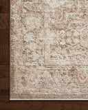The Sonnet SNN-09 Mocha / Tan Area Rug showcases luxurious mocha and sandy tan tones in a power-loomed polypropylene and polyester area rug with traditional style