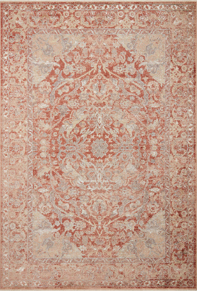 Featuring spirited spice and vibrant multi-toned hues and traditional detail, the Sonnet SNN-10 Spice / Multi Area Rug is a power-loomed polypropylene and polyester area rug for any room