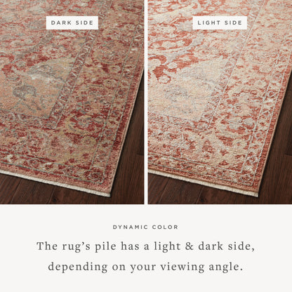 Featuring spirited spice and vibrant multi-toned hues and traditional detail, the Sonnet SNN-10 Spice / Multi Area Rug is a power-loomed polypropylene and polyester area rug for any room