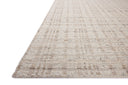 Expertly crafted as a hand-loomed wool area rug with graphic artistry, the Sonya SOY-01 Ivory / Natural Area Rug captures refined ivory and warm natural tones beautifully