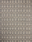 The Sonya SOY-04 Stone / Natural Area Rug highlights grounding stone and warm natural tones and graphic texture in a beautifully made hand-loomed wool area rug