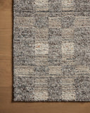 The Sonya SOY-04 Stone / Natural Area Rug highlights grounding stone and warm natural tones and graphic texture in a beautifully made hand-loomed wool area rug