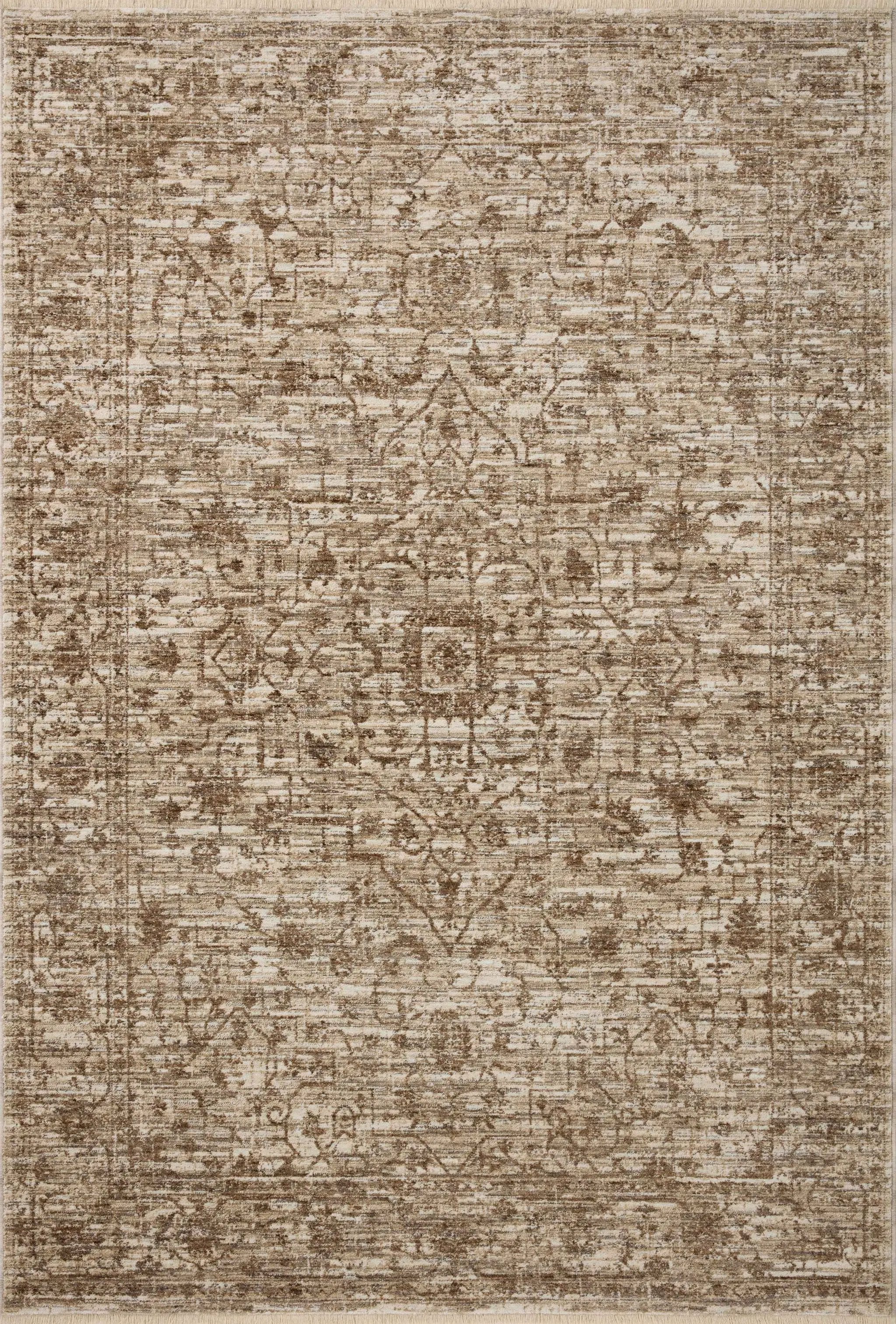 Sorrento SOR-01 Bark / Natural Area Rug by Loloi