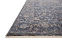 The Sorrento SOR-01 Midnight / Natural Area Rug pairs dramatic midnight and warm natural tones and vintage patterns in a power-loomed 100% polyester area rug