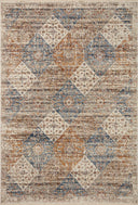 With refined ivory and vibrant multi-toned hues and vintage styling, the Sorrento SOR-02 Ivory / Multi Area Rug is a power-loomed 100% polyester area rug that elevates any room