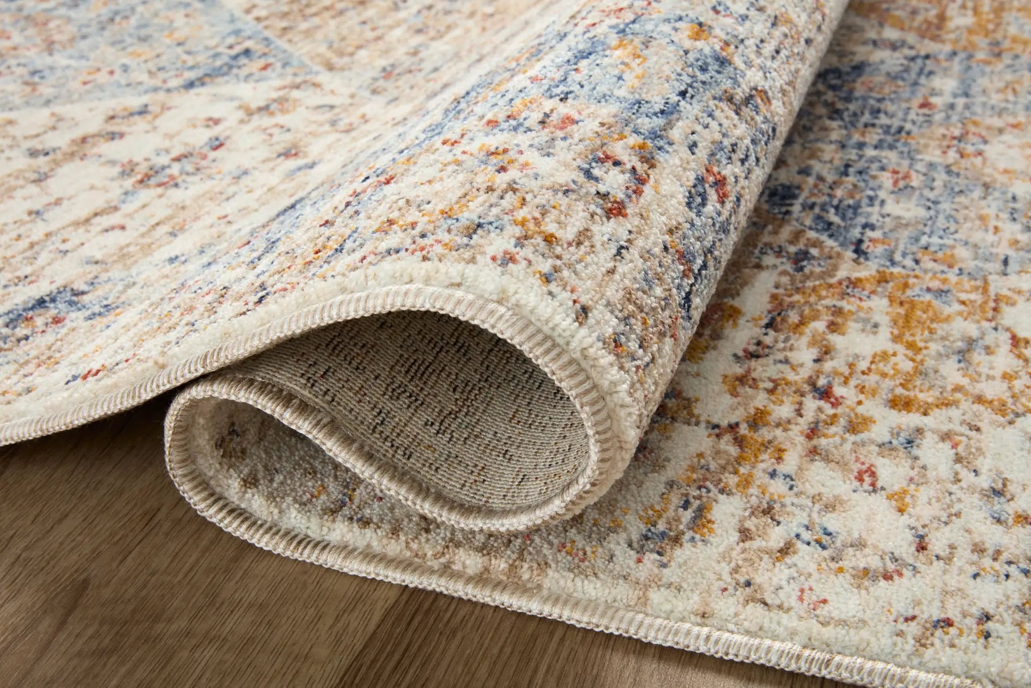 Sorrento SOR-02 Ivory / Multi Area Rug by Loloi