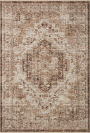 The Sorrento SOR-03 Mocha / Multi Area Rug blends luxurious mocha and vibrant multi-toned tones and vintage motifs into a power-loomed 100% polyester area rug with timeless appeal