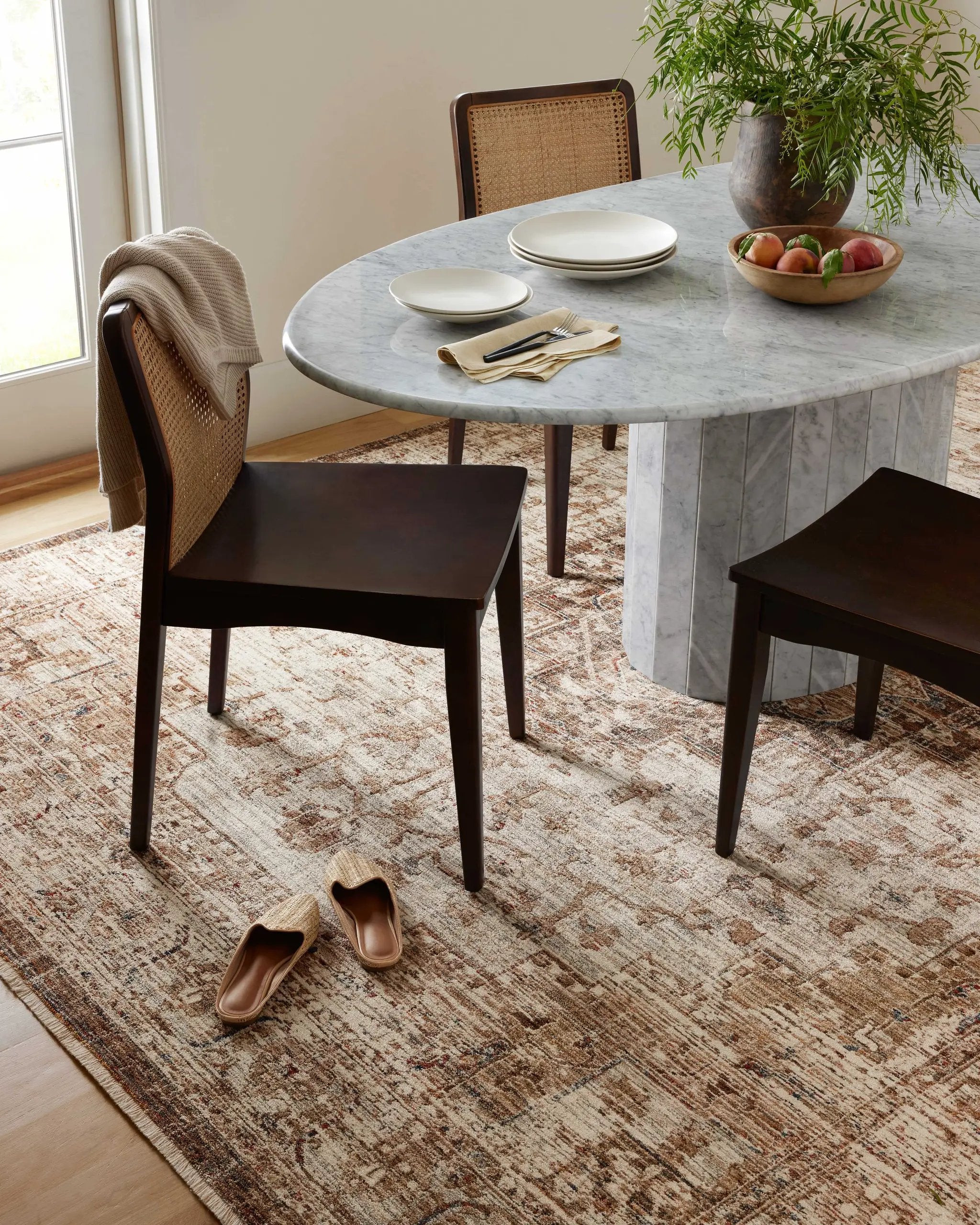 Sorrento SOR-03 Mocha / Multi Area Rug by Loloi