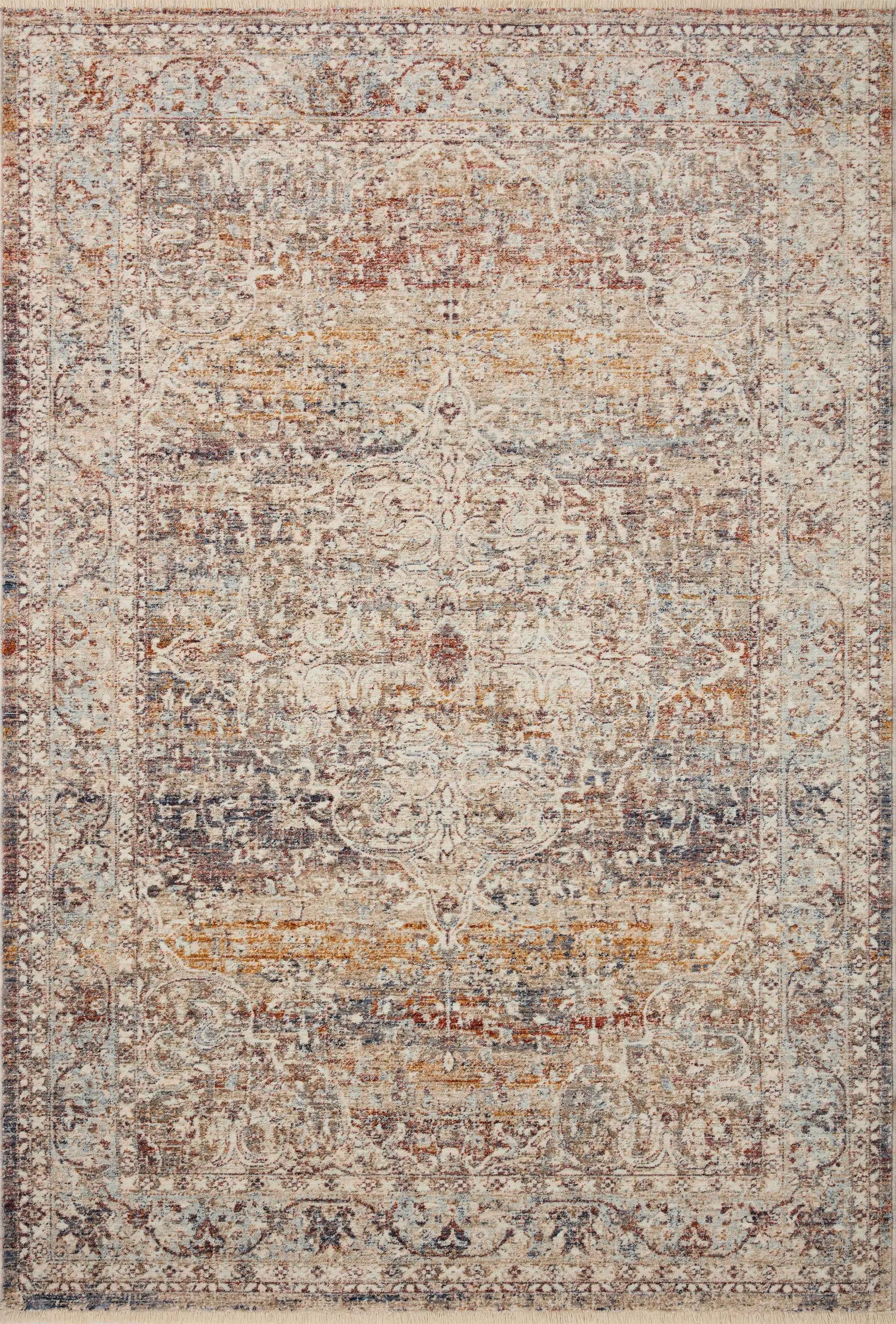 Sorrento SOR-04 Natural / Multi Area Rug by Loloi