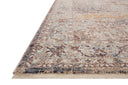 A stunning power-loomed 100% polyester area rug with vintage detail, the Sorrento SOR-04 Natural / Multi Area Rug features warm natural and vibrant multi-toned tones for a polished look