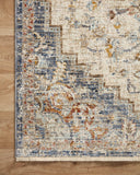 The Sorrento SOR-05 Ivory / Fiesta Area Rug delivers refined ivory and lively fiesta beauty and vintage elegance in a power-loomed 100% polyester area rug