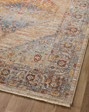 Designed with vintage artistry in vibrant multi-toned and glowing sunset hues, the Sorrento SOR-06 Multi / Sunset Area Rug is a power-loomed 100% polyester area rug that stands out