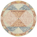 The Spectrum SPE-01 Ivory / Multi Area Rug combines refined ivory and vibrant multi-toned tones and geometric and eclectic patterns in a hooked wool area rug for effortless elegance
