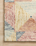 The Spectrum SPE-01 Ivory / Multi Area Rug combines refined ivory and vibrant multi-toned tones and geometric and eclectic patterns in a hooked wool area rug for effortless elegance