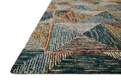 Spectrum SPE-01 Lagoon / Spice Area Rug by Loloi