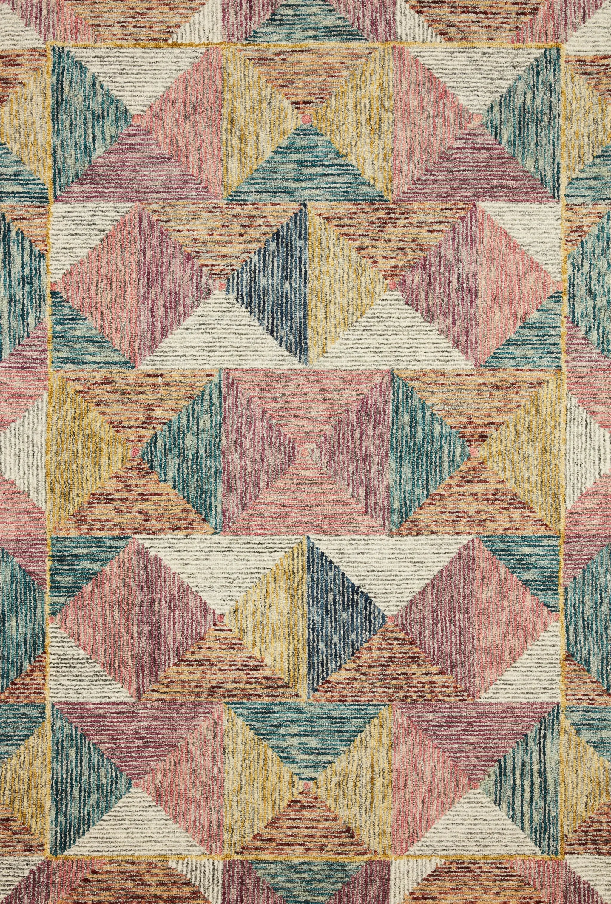 Spectrum SPE-01 Silver / Fiesta Area Rug by Loloi