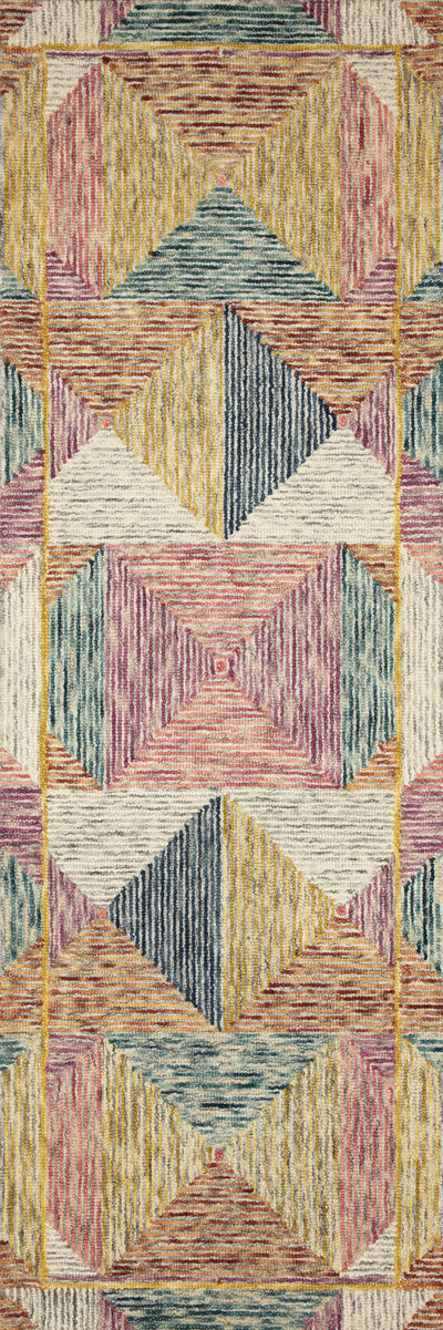 Spectrum SPE-01 Silver / Fiesta Area Rug by Loloi