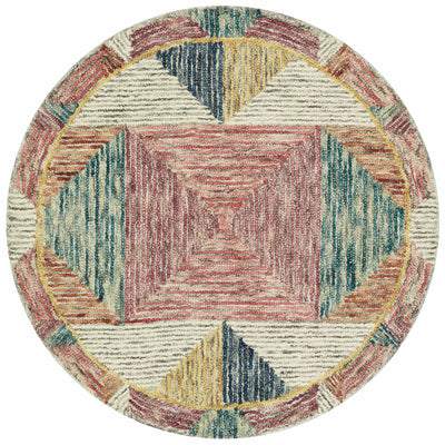 Spectrum SPE-01 Silver / Fiesta Area Rug by Loloi