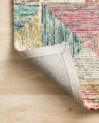 Spectrum SPE-01 Silver / Fiesta Area Rug by Loloi