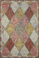 Expertly crafted as a hooked wool area rug with geometric and eclectic artistry, the Spectrum SPE-02 Turquoise / Fiesta Area Rug captures vivid turquoise and lively fiesta tones beautifully