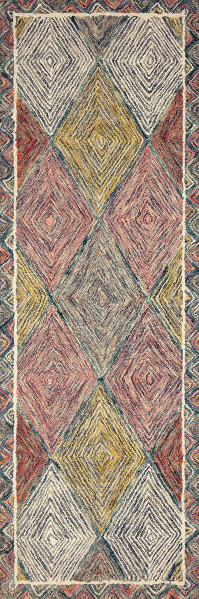 Spectrum SPE-02 Turquoise / Fiesta Area Rug by Loloi
