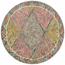 Expertly crafted as a hooked wool area rug with geometric and eclectic artistry, the Spectrum SPE-02 Turquoise / Fiesta Area Rug captures vivid turquoise and lively fiesta tones beautifully