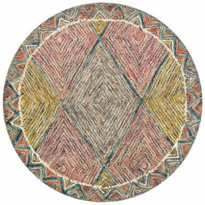 Spectrum SPE-02 Turquoise / Fiesta Area Rug by Loloi